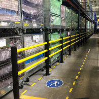 Flexible anti-impact barriers