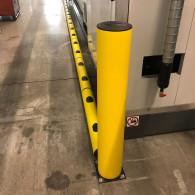 Flexible anti-impact barriers