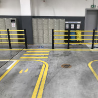 Flexible anti-impact barriers