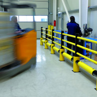 Flexible anti-impact barriers