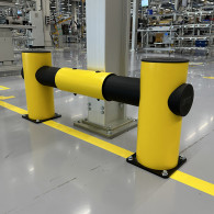 Flexible anti-impact barriers