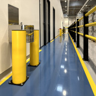 Flexible anti-impact barriers