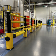 Flexible anti-impact barriers