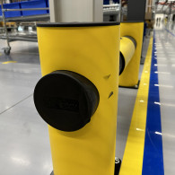 Flexible anti-impact barriers