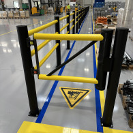 Flexible anti-impact barriers