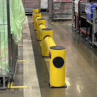 Flexible anti-impact barriers