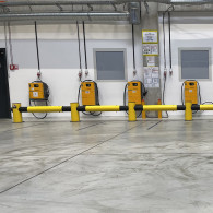 Flexible anti-impact barriers