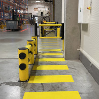 Flexible anti-impact barriers