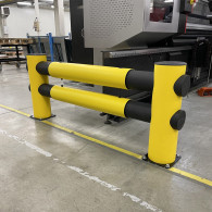 Flexible anti-impact barriers