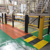 Flexible anti-impact barriers