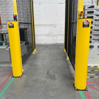 Flexible anti-impact barriers