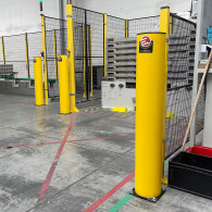 Flexible anti-impact barriers