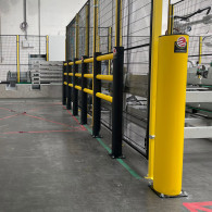 Flexible anti-impact barriers