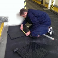 Industrial PVC floor