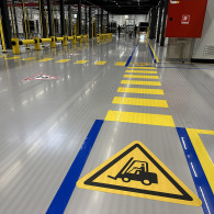 Industrial floor marking