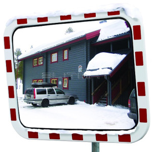 Dopravn� zrkadlo s vyhrievan�m